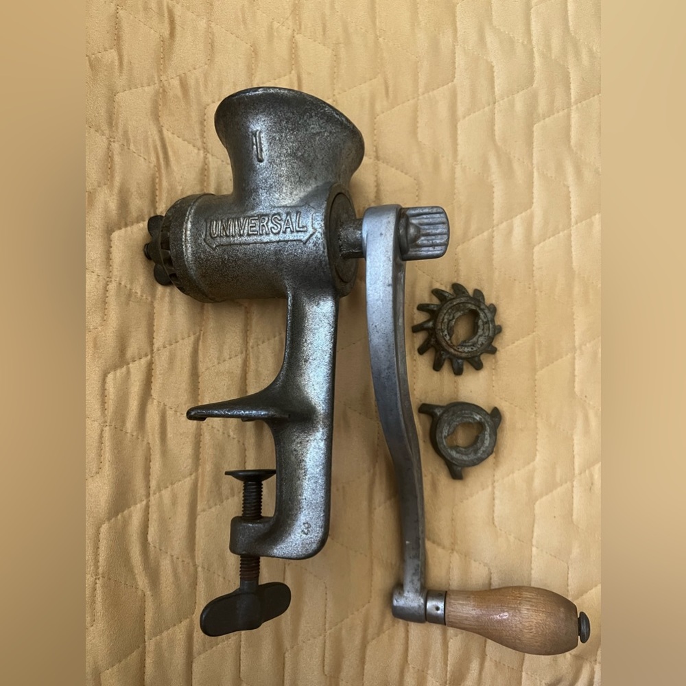 Antique Manual Universal Food Meat Grinder